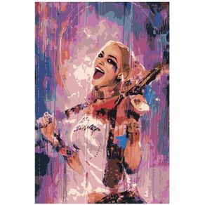 joker si harley quinn film online subtitrat in română 2 Set pictura pe numere Harley Quinn 1201, panza bumbac pe rama lemn, 40 x 60 cm