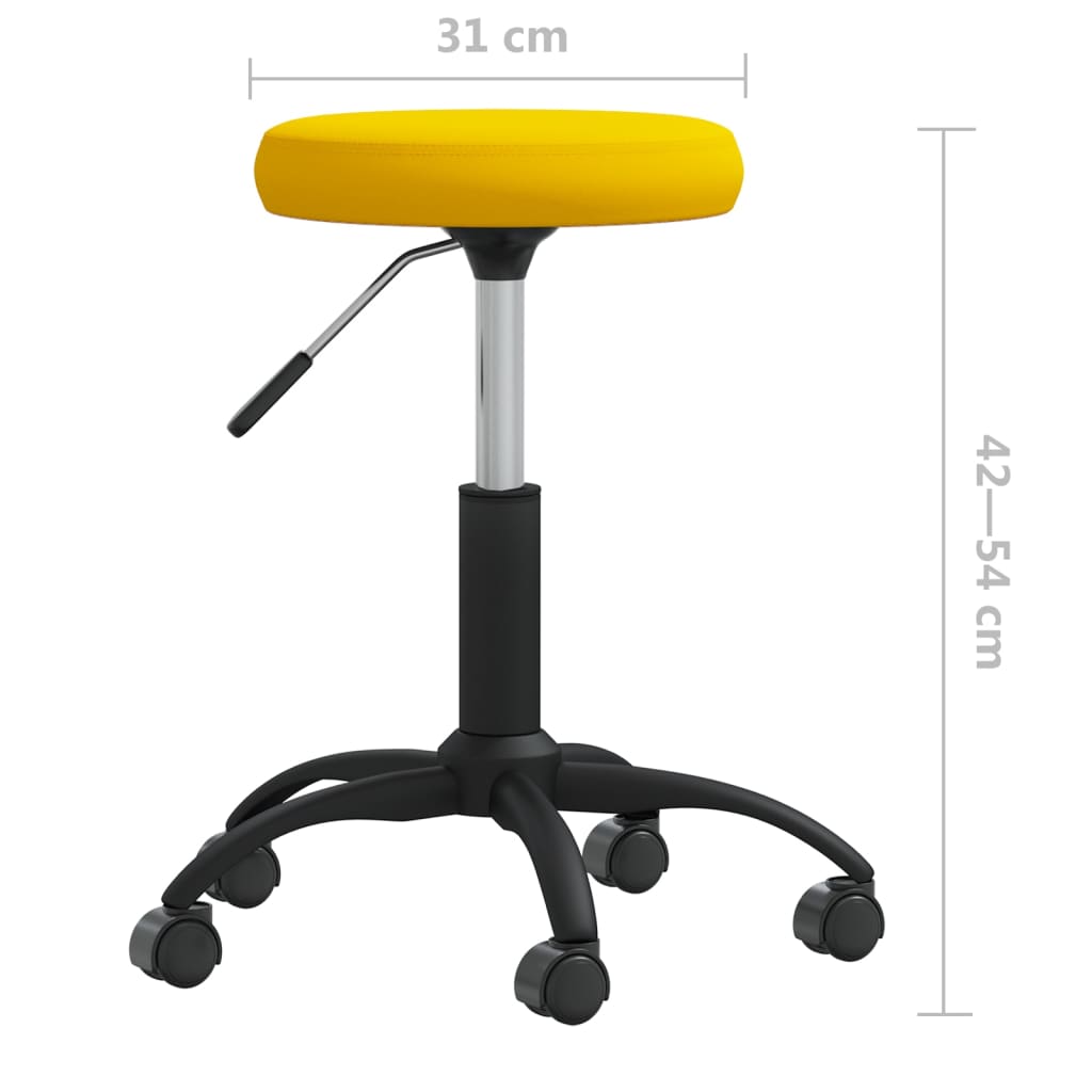 Scaun de bucatarie, catifea, galben mustar, model 4 — imaginea 3