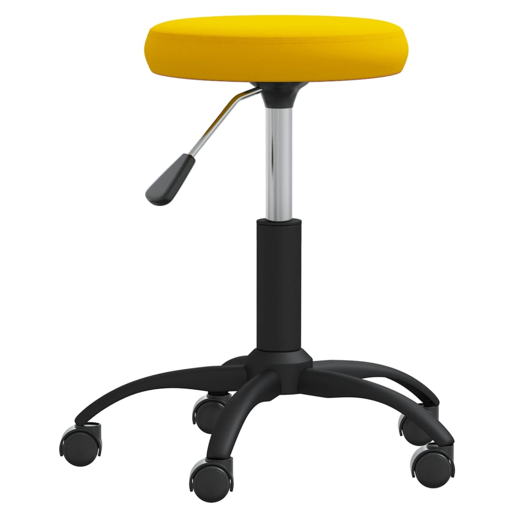 Scaun de bucatarie, catifea, galben mustar, model 4 — imaginea 4