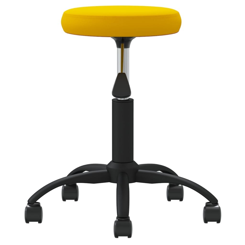 Scaun de bucatarie, catifea, galben mustar, model 4 — imaginea 6