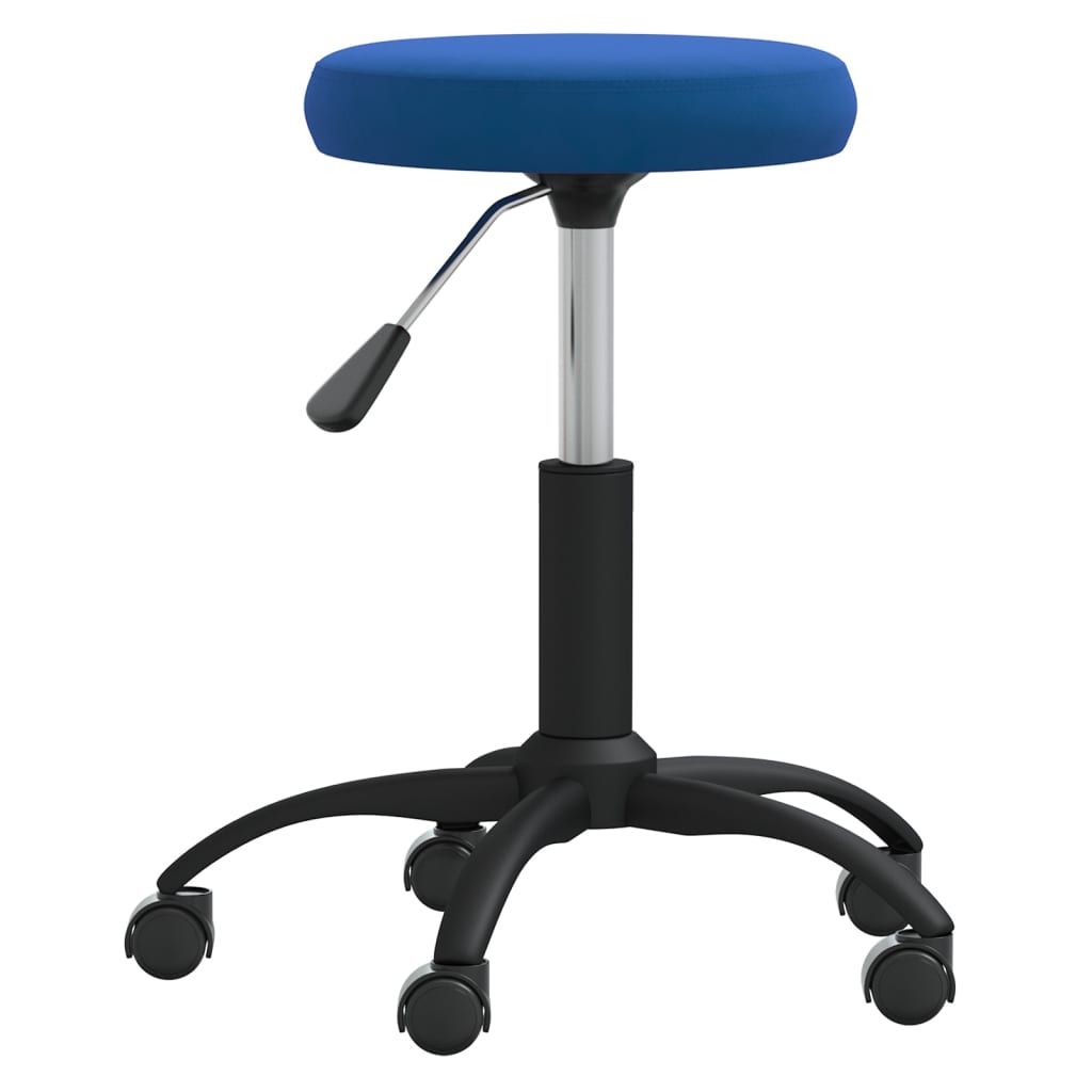 Scaun de bucatarie, catifea, albastru, model 3 — imaginea 4