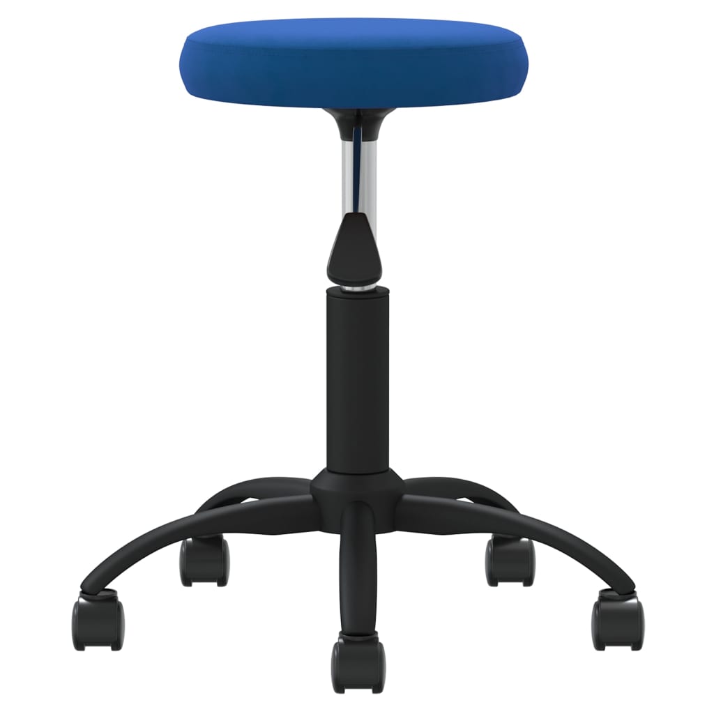 Scaun de bucatarie, catifea, albastru, model 3 — imaginea 6