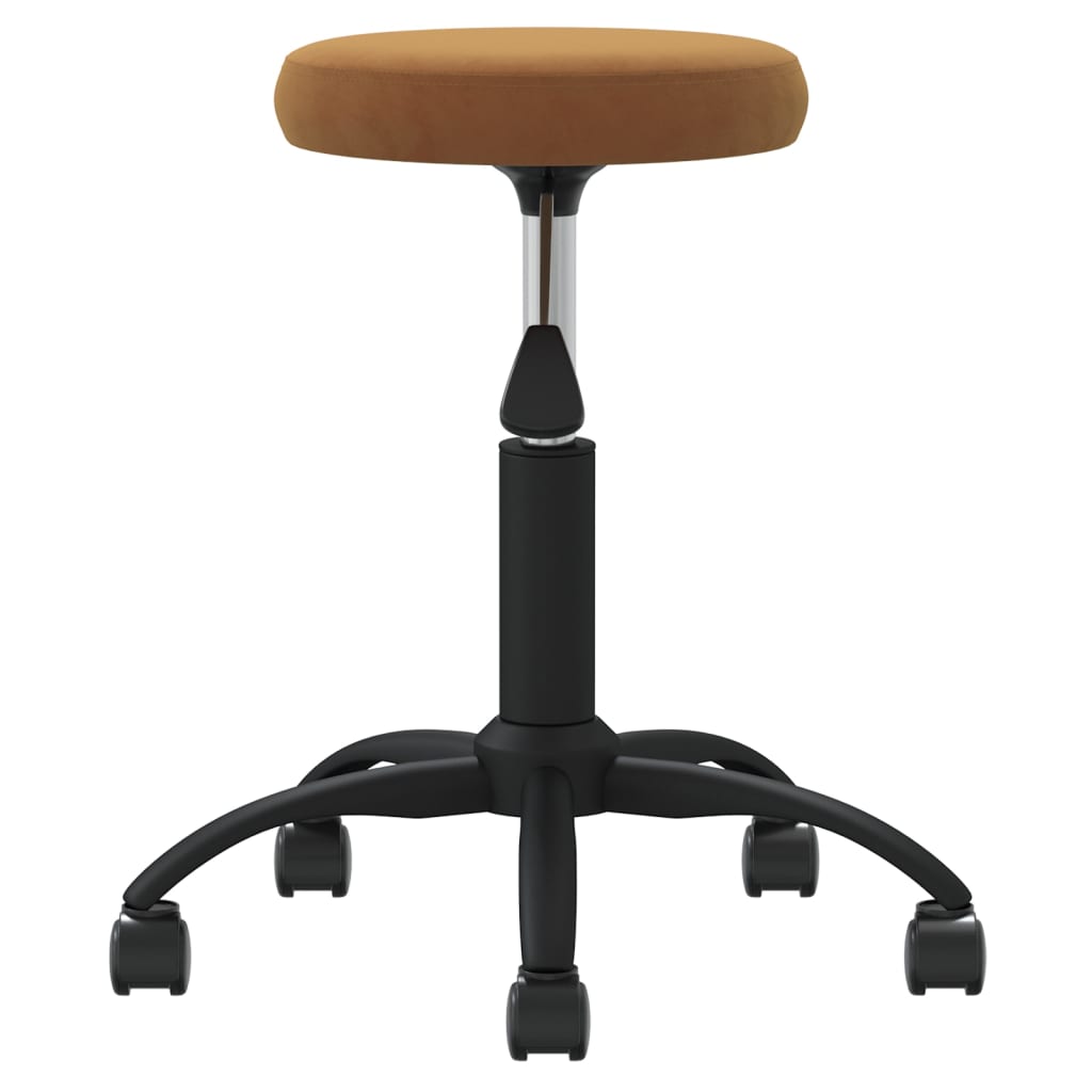 Scaun de bucatarie, catifea, maro, model 1 — imaginea 6