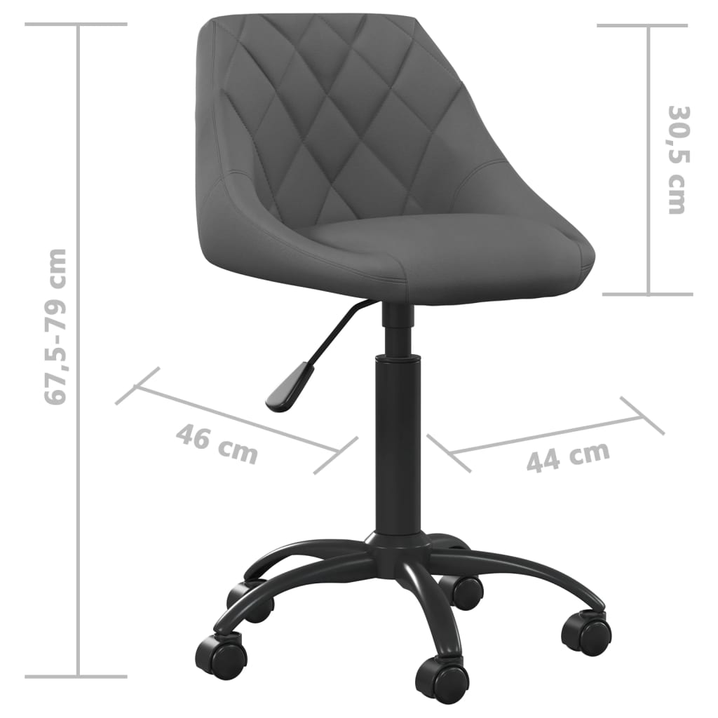 Scaun de bucatarie, catifea, gri inchis, model 3