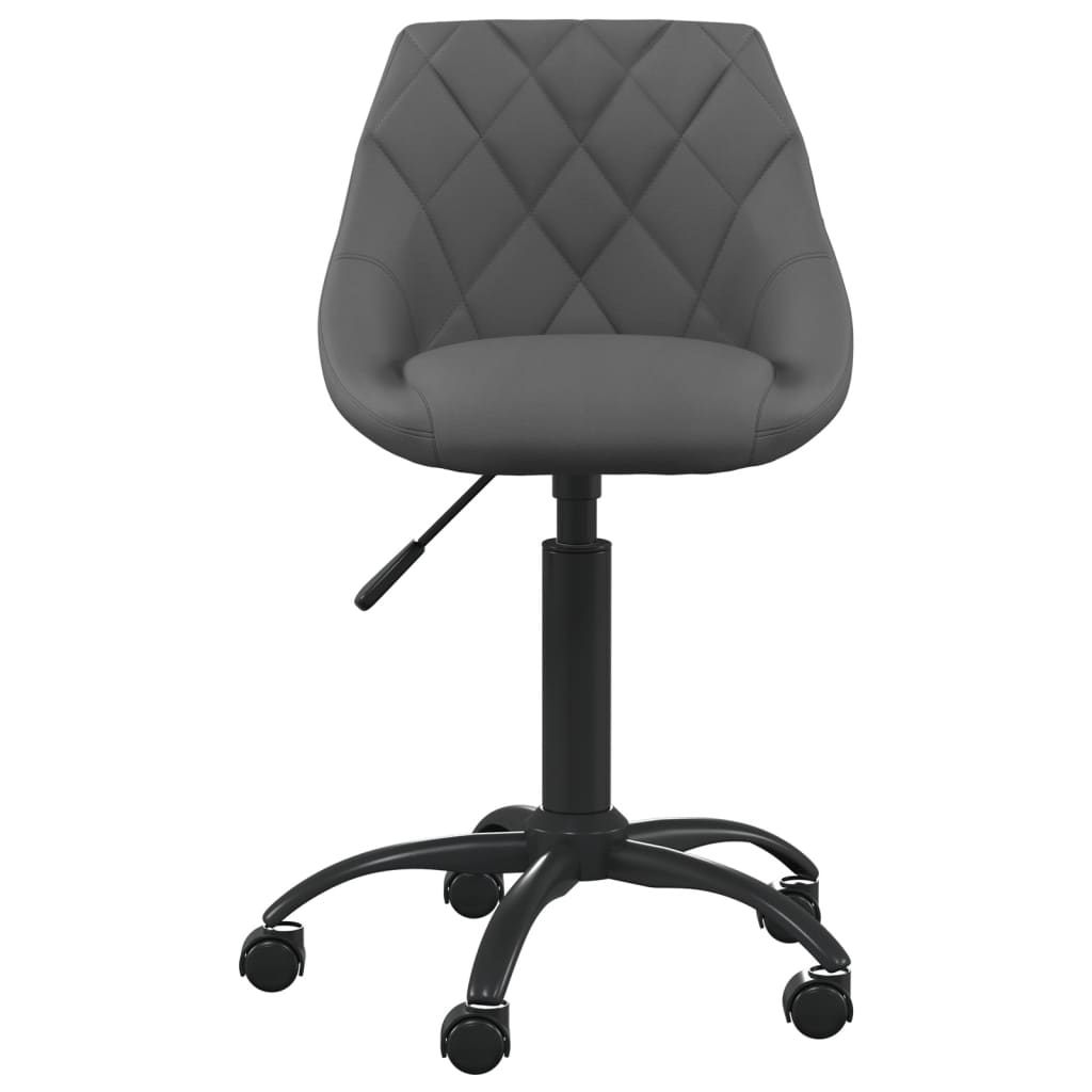 Scaun de bucatarie, catifea, gri inchis, model 3 — imaginea 3