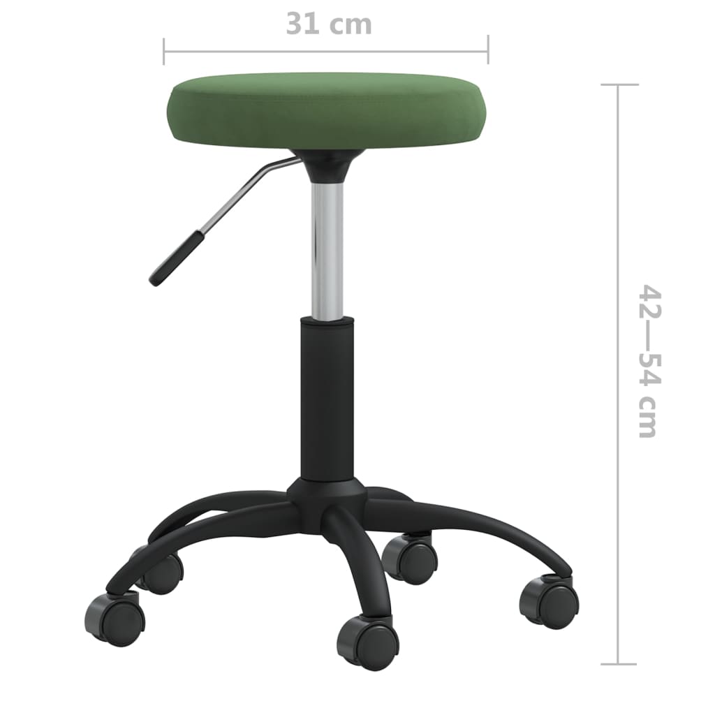 Scaun de bucatarie, catifea, verde inchis, model 2 — imaginea 2