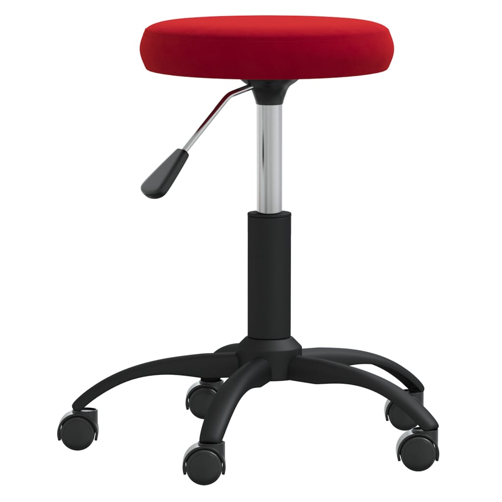 Scaun de bucatarie, catifea, rosu vin, model 2 — imaginea 5