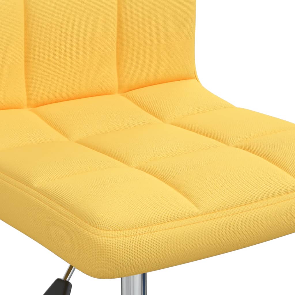 Scaun de bucatarie pivotant, material textil, galben mustar, model 6 — imaginea 4