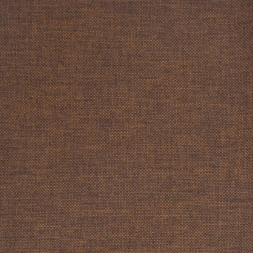 Scaun de bucatarie pivotant, material textil, maro, model 11 — imaginea 8
