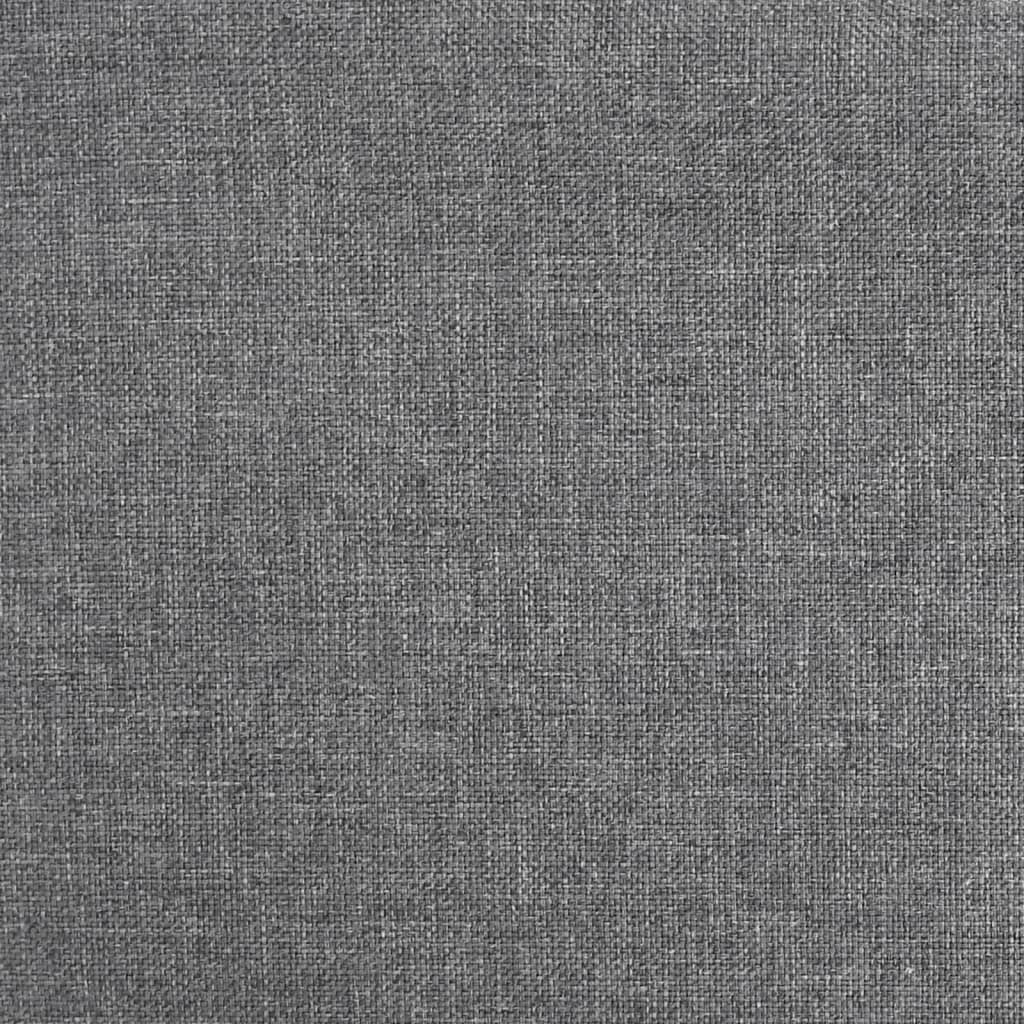 Scaun de bucatarie pivotant, material textil, gri deschis, model 23 — imaginea 6