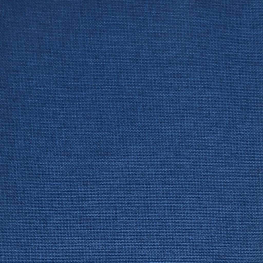 Scaun de bucatarie pivotant, material textil, albastru, model 6 — imaginea 5