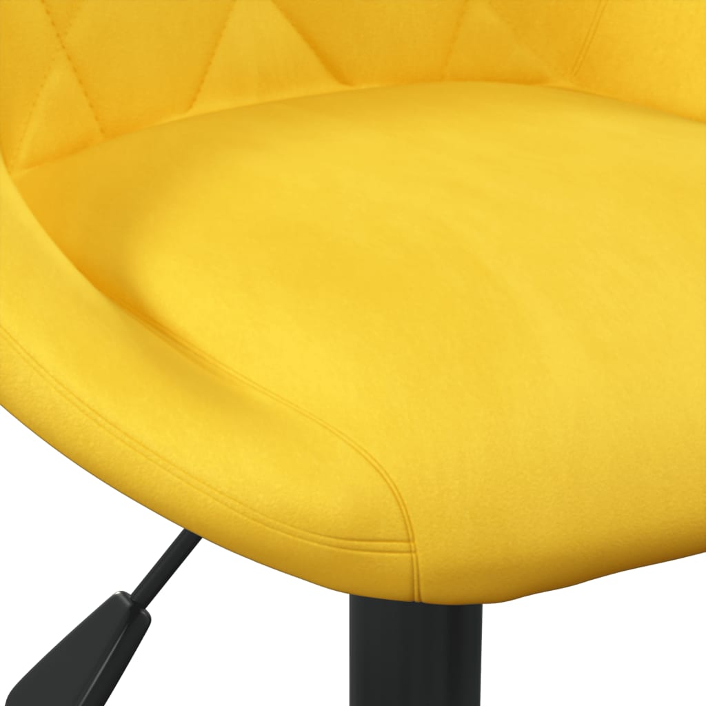 Scaun de bucatarie, catifea, galben mustar, model 6 — imaginea 6