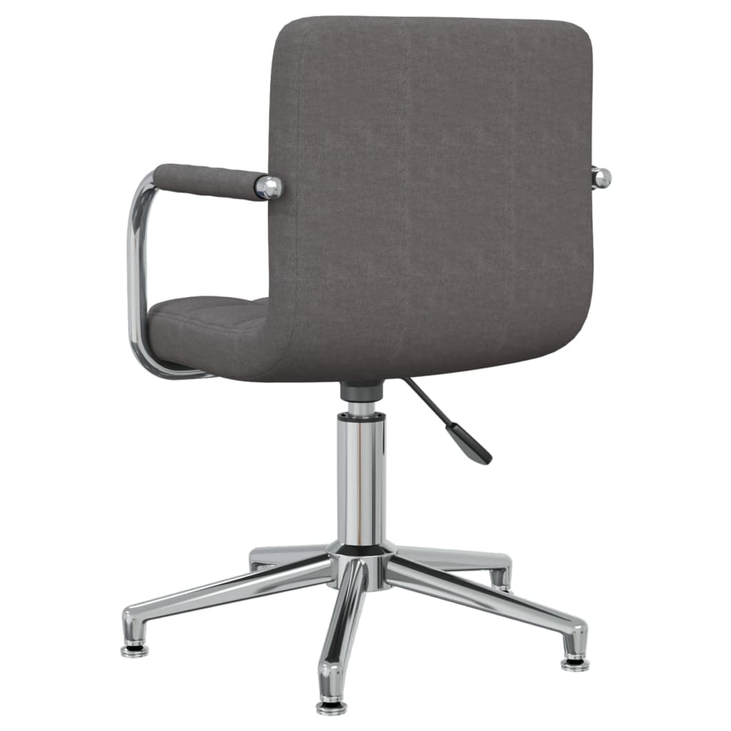 Scaun de bucatarie pivotant, textil, gri inchis, model 20 — imaginea 5