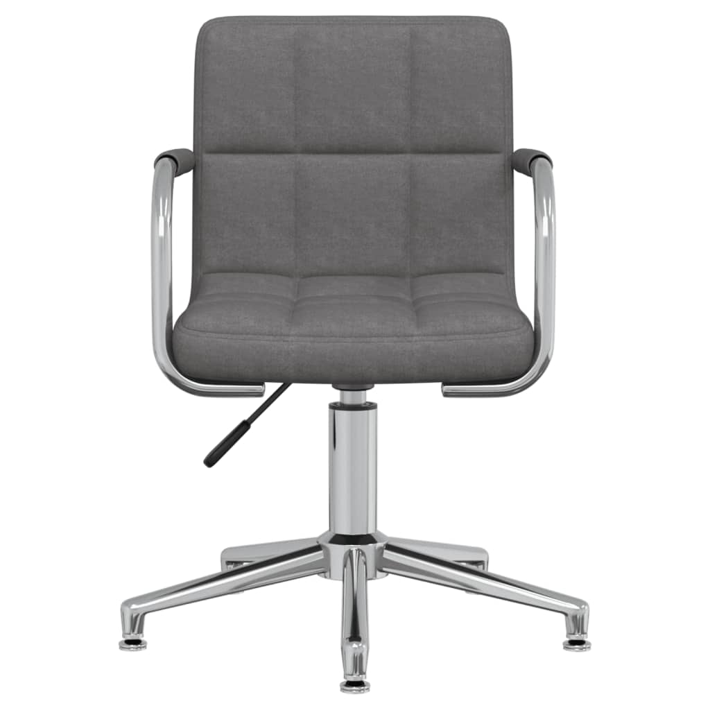 Scaun de bucatarie pivotant, textil, gri inchis, model 20 — imaginea 6