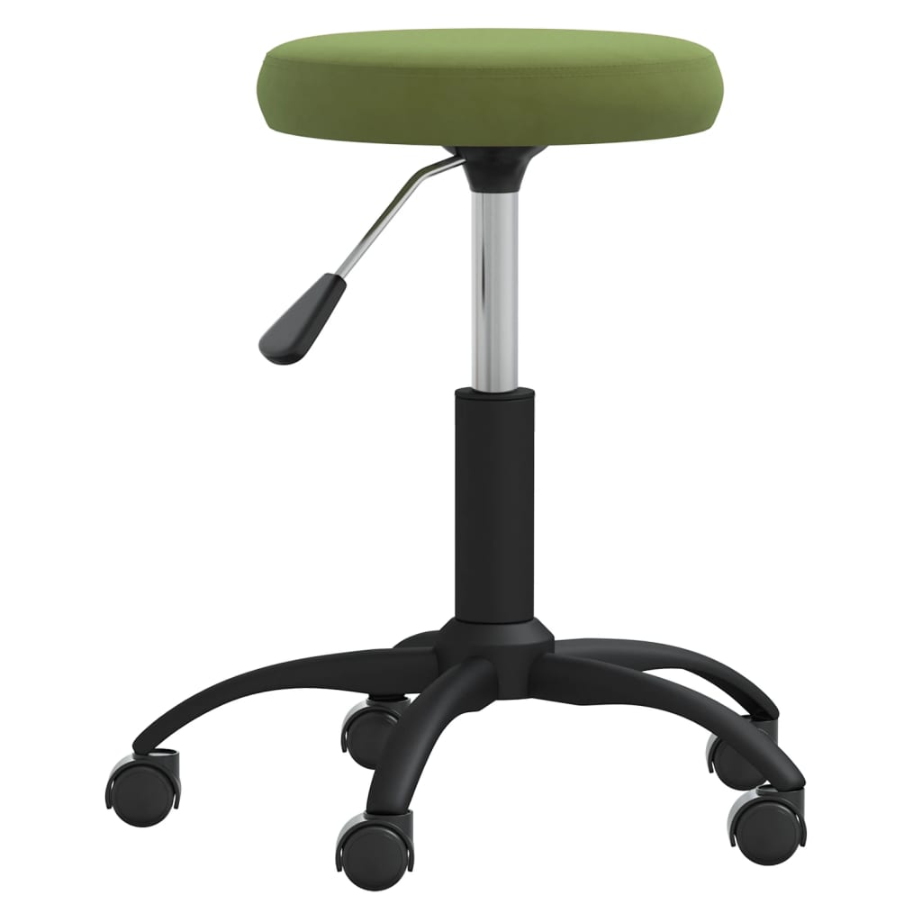 Scaun de bucatarie, catifea, verde deschis, model 6 — imaginea 2