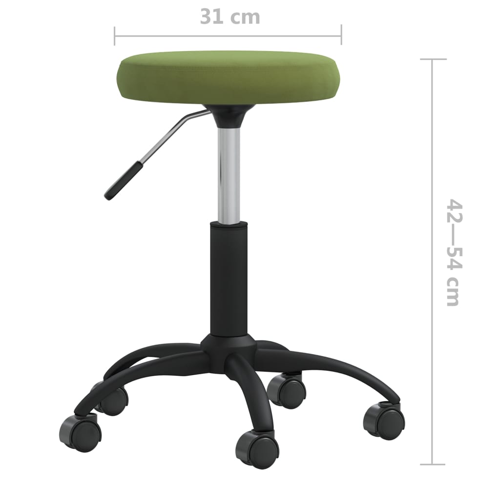 Scaun de bucatarie, catifea, verde deschis, model 6 — imaginea 3