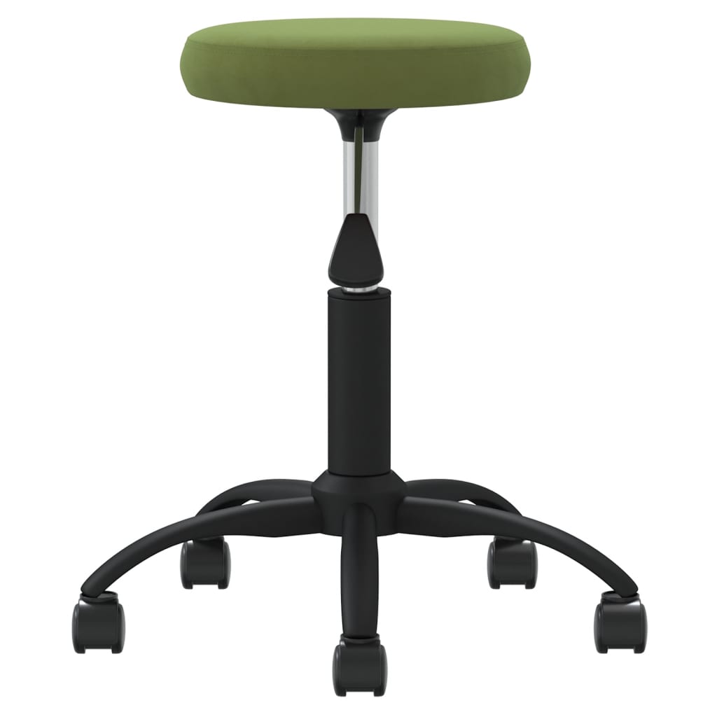 Scaun de bucatarie, catifea, verde deschis, model 6 — imaginea 4