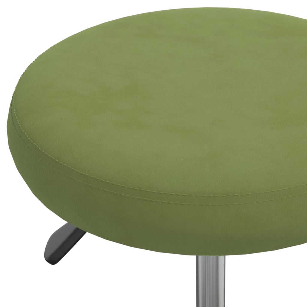 Scaun de bucatarie, catifea, verde deschis, model 6 — imaginea 6