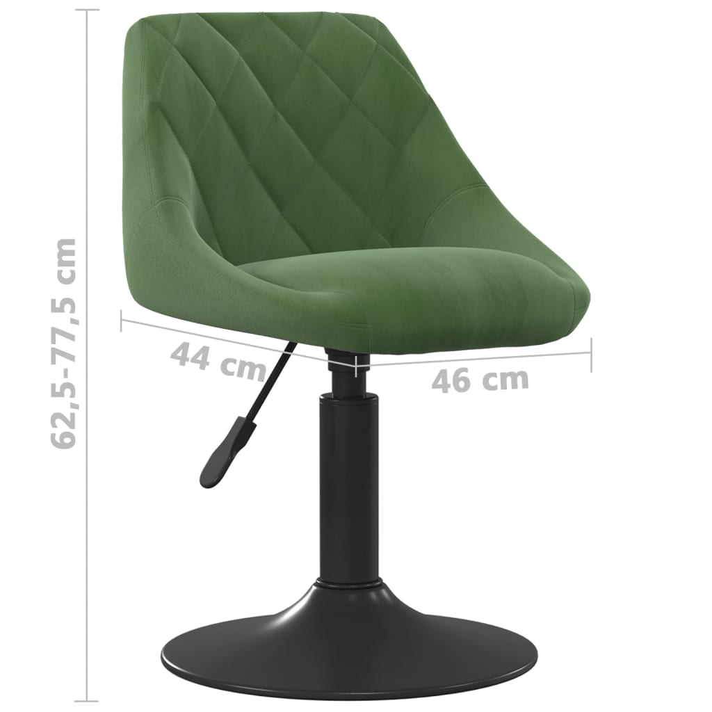Scaun de bucatarie, catifea, verde inchis, model 4 — imaginea 3