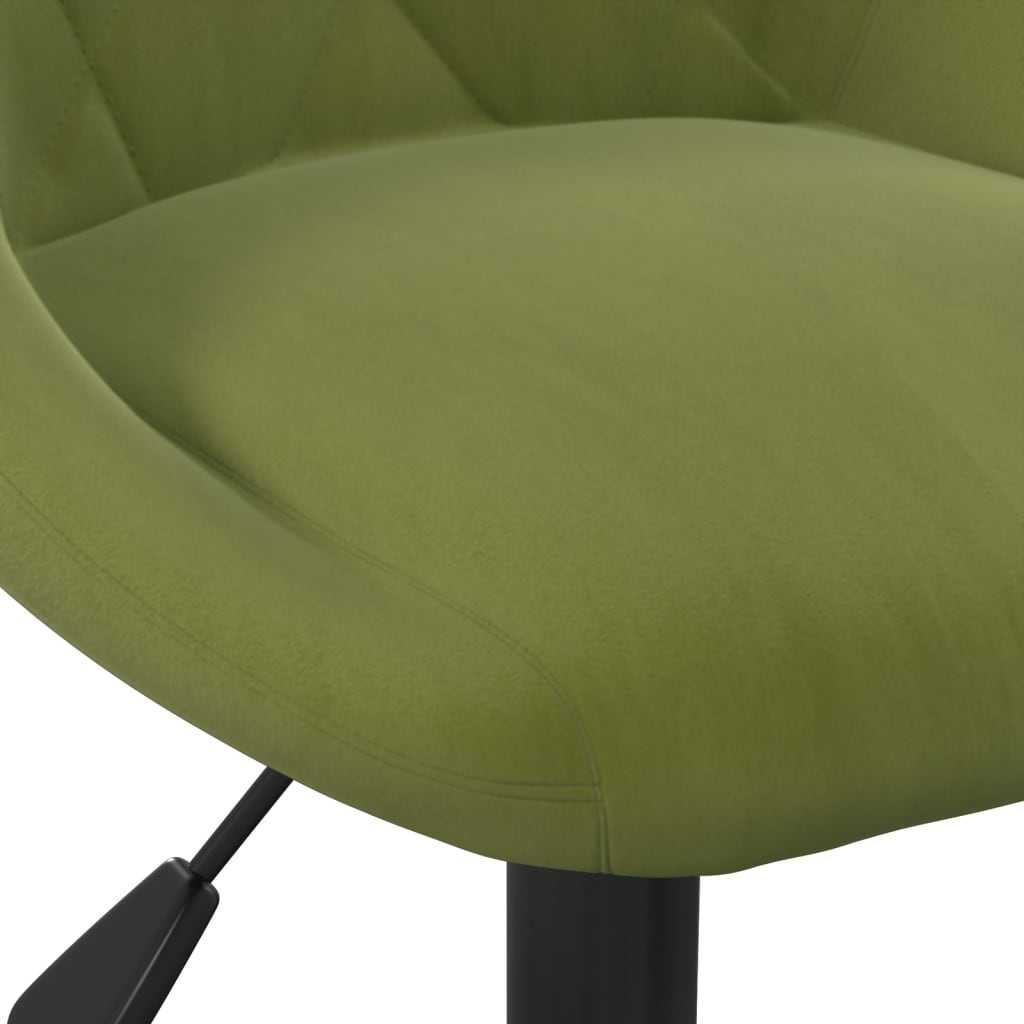 Scaun de bucatarie, catifea, verde deschis, model 1 — imaginea 5