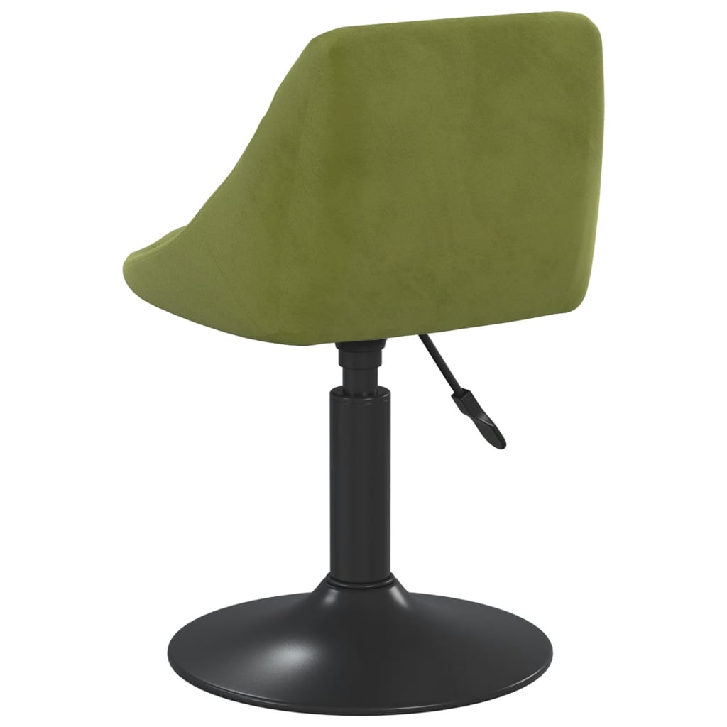 Scaun de bucatarie, catifea, verde deschis, model 1 — imaginea 7