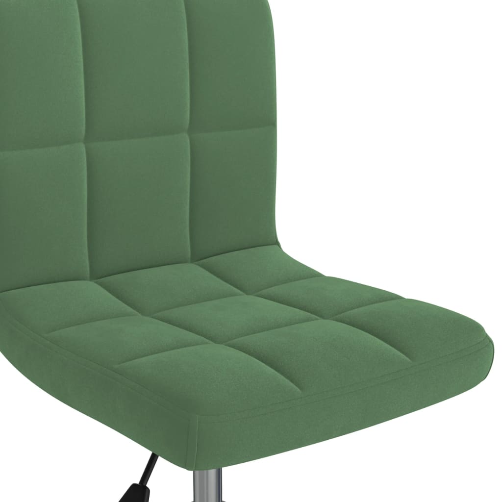 Scaun de bucatarie pivotant, catifea, verde inchis, model 55