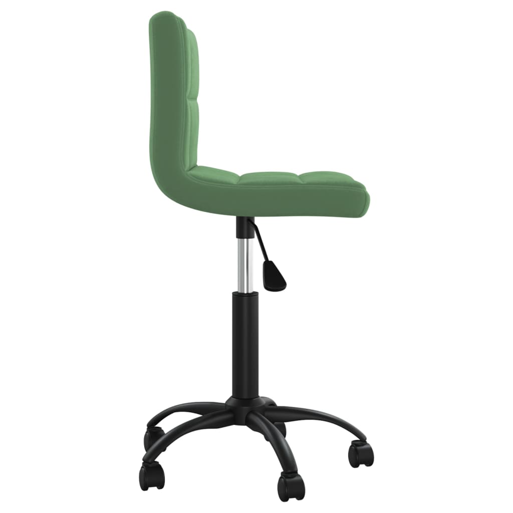 Scaun de bucatarie pivotant, catifea, verde inchis, model 55 — imaginea 3