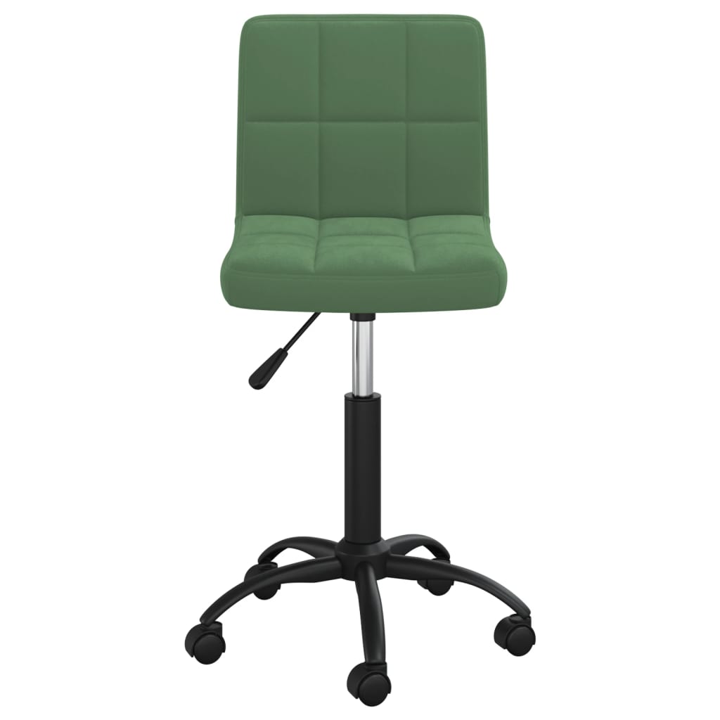 Scaun de bucatarie pivotant, catifea, verde inchis, model 55 — imaginea 6