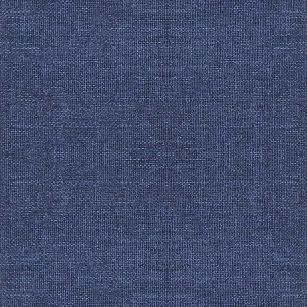 Scaune de bucatarie pivotante, 2 buc., textil, albastru, model 4 — imaginea 10