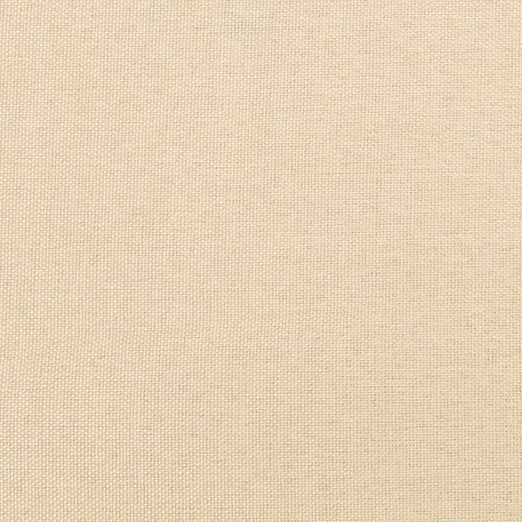 Scaune de bucatarie pivotante, 2 buc., material textil, crem, model 5 — imaginea 10