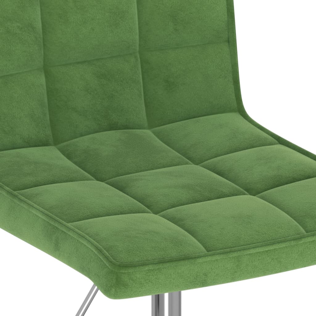Scaune de bucatarie pivotante, 2 buc., catifea, verde inchis, model 69 — imaginea 3