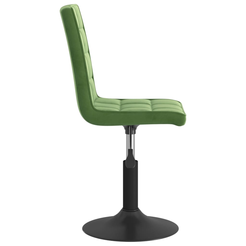 Scaune de bucatarie pivotante, 2 buc., catifea, verde inchis, model 69 — imaginea 5