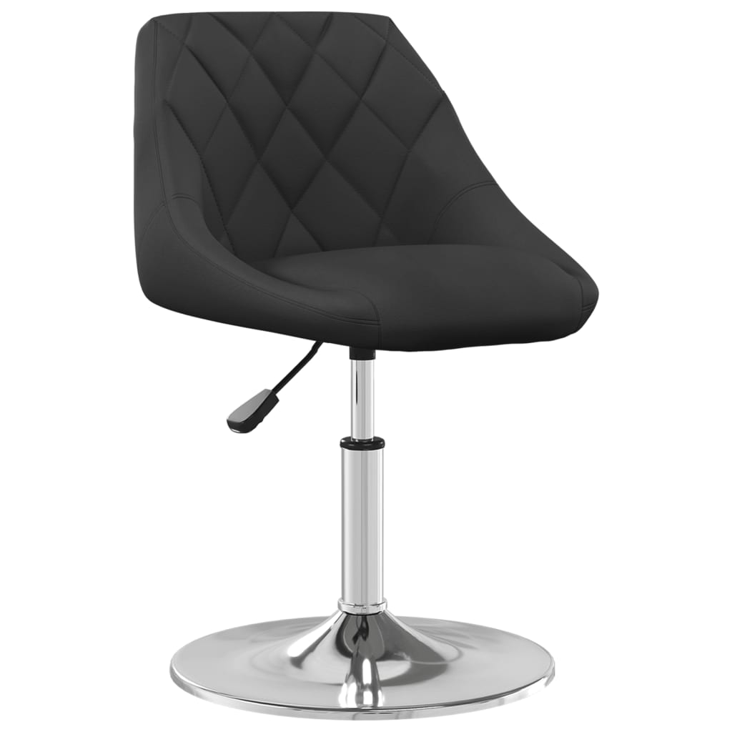 Scaune de bucatarie pivotante, 4 buc., catifea, negru, model 4 — imaginea 6
