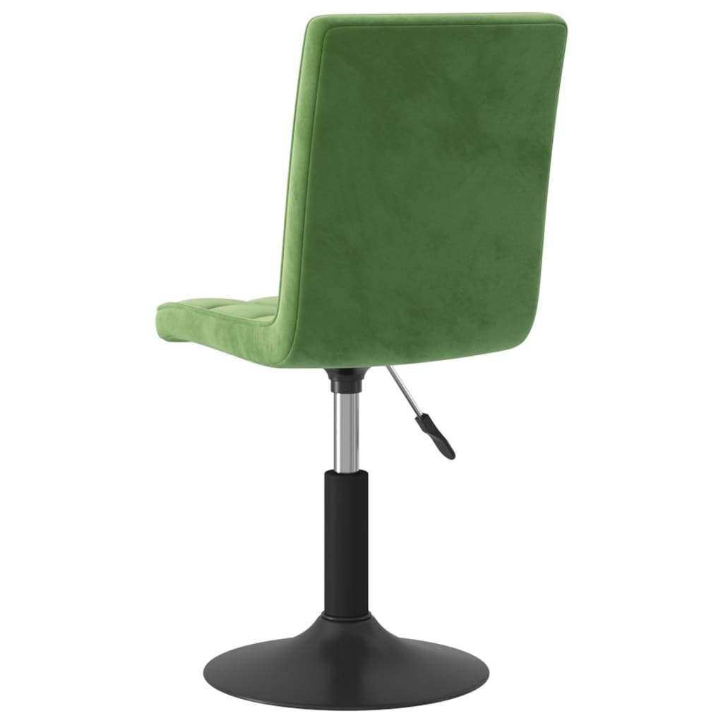 Scaune de bucatarie pivotante, 6 buc., catifea, verde inchis, model 34 — imaginea 8