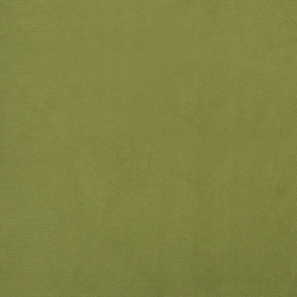 Scaune de masa pivotante, 6 buc., catifea, verde deschis, model 7 — imaginea 9