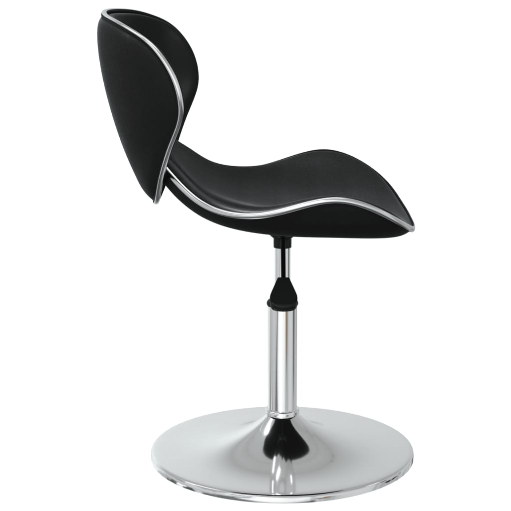 Scaune de bucatarie, 6 buc., piele ecologica, negru, model 10 — imaginea 7