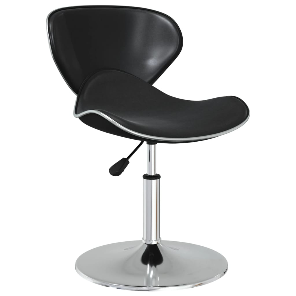 Scaune de bucatarie, 6 buc., piele ecologica, negru, model 10 — imaginea 8