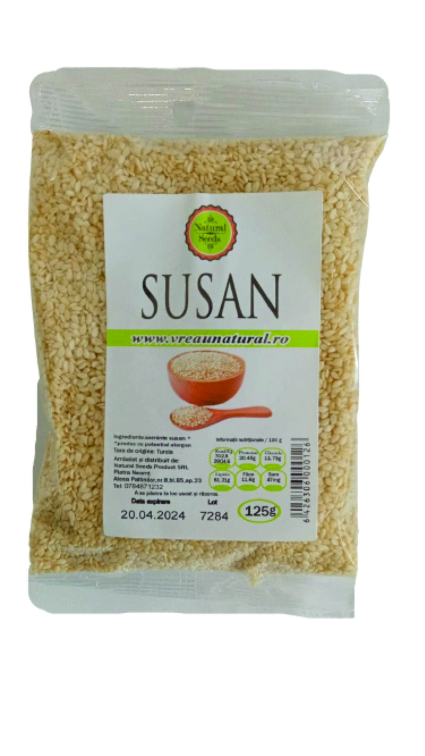 Susan alb, Natural Seeds Product