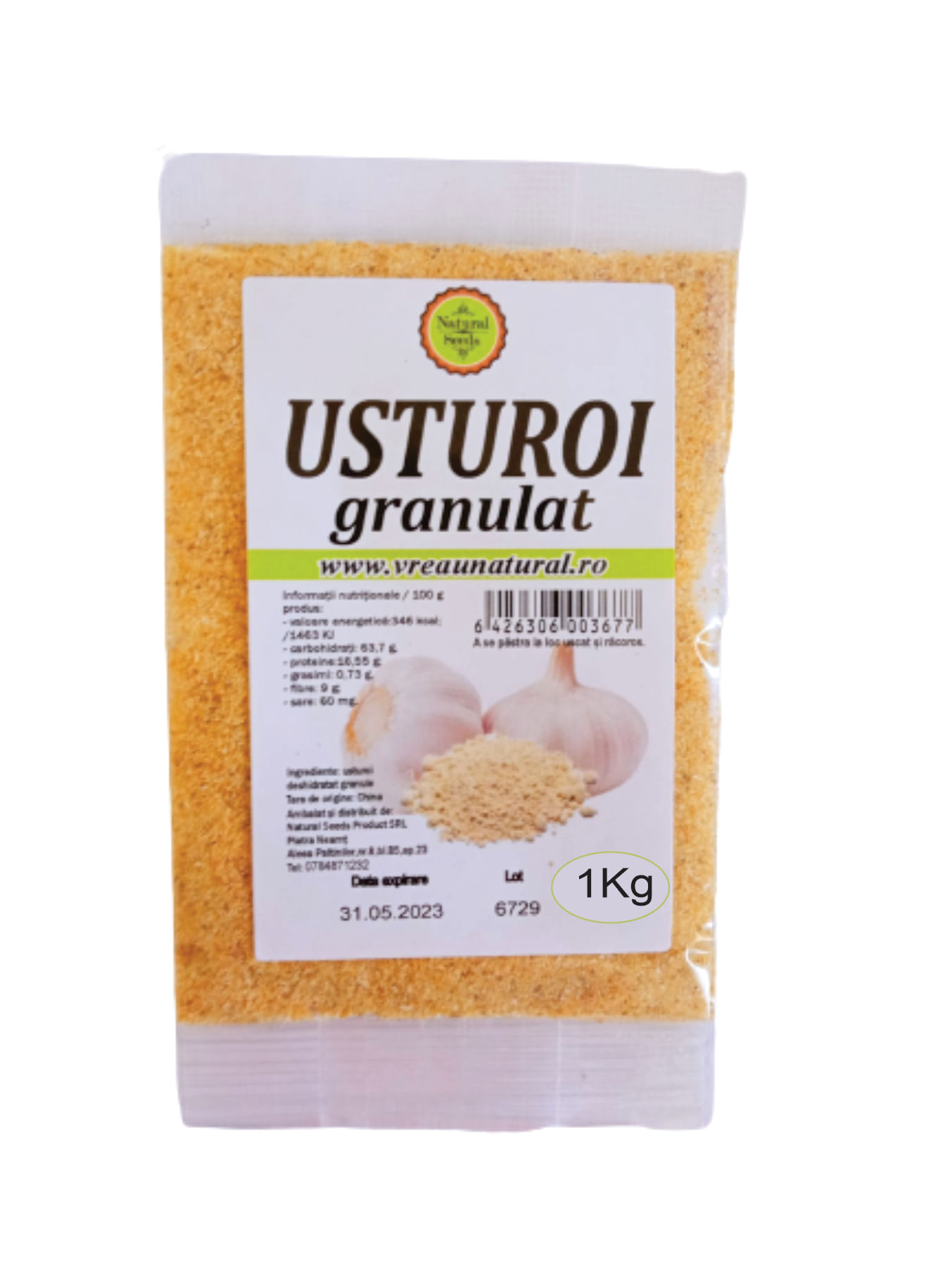 Usturoi granulat, Natural Seeds Product