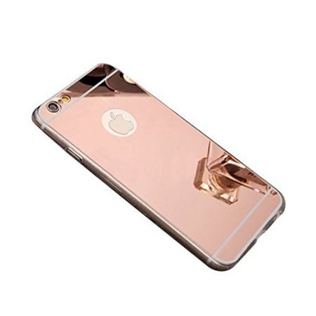 Husa MyStyle Elegance Luxury , Apple iPhone 8, tip oglinda, roz auriu