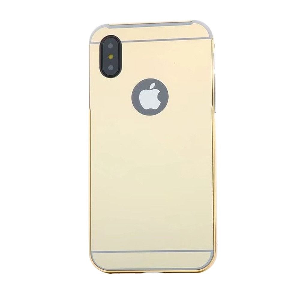Husa MyStyle Elegance Luxury, Apple iPhone X, tip oglinda, auriu