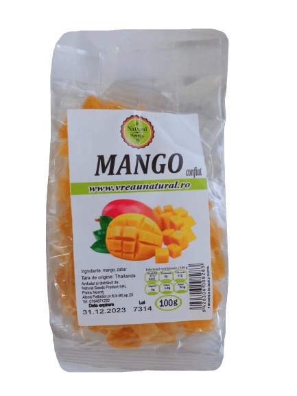 Mango confiat, 100 g