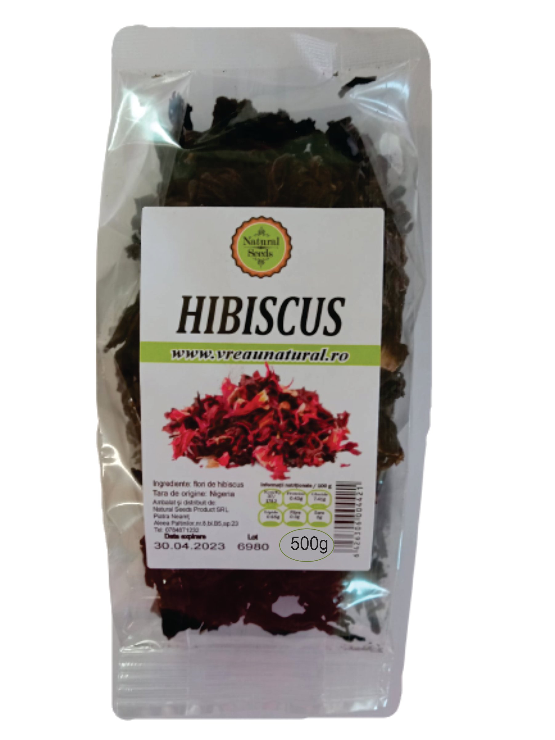 Flori hibiscus, Natural Seeds Product, 500g