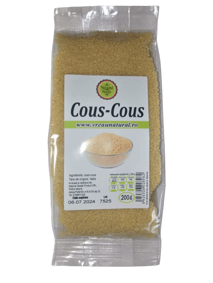 Cous-Cous, Natural Seeds Product
