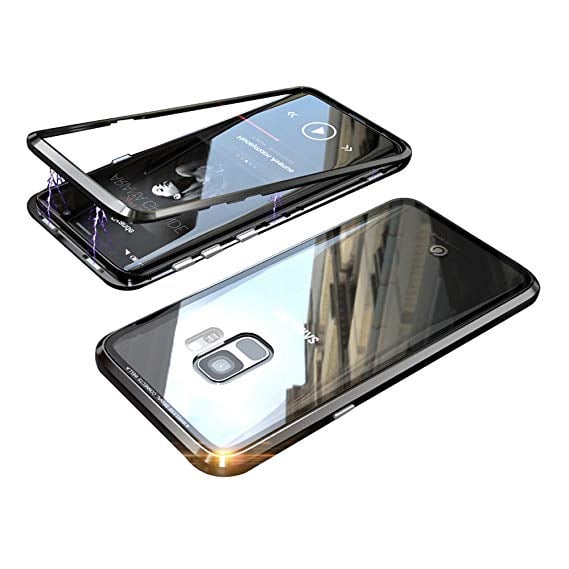 Husa MyStyle Perfect Fit, Samsung Galaxy S9 Plus, magnetica, negru