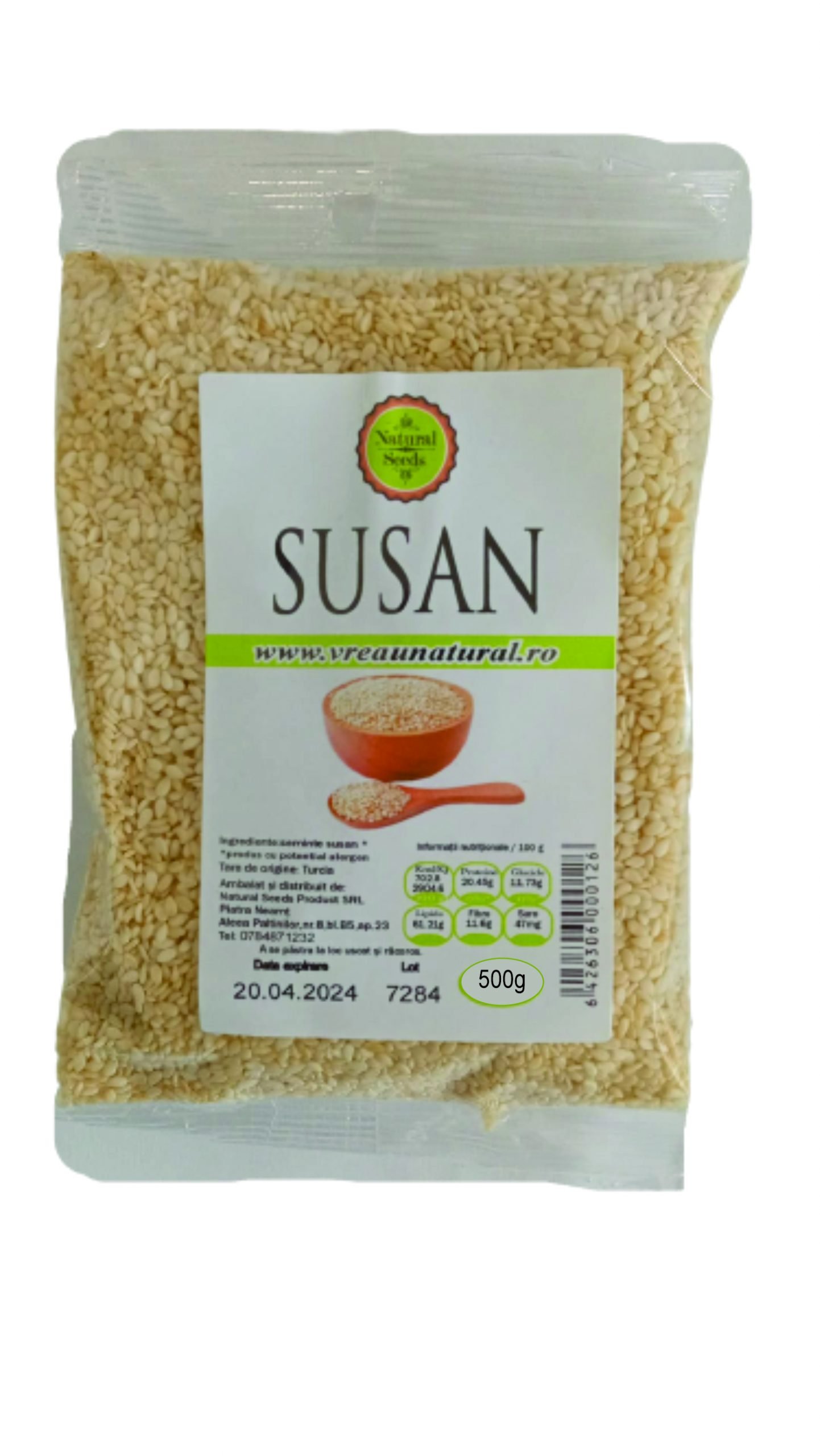Susan alb, Natural Seeds Product - v2