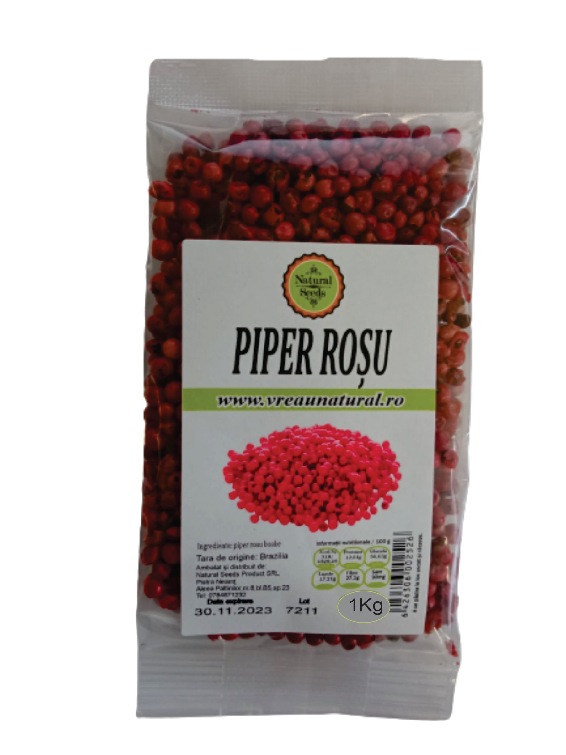 Piper rosu, Natural Seeds Product