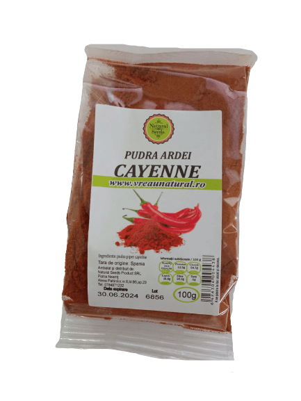 Pudra ardei cayenne, Natural Seeds Product