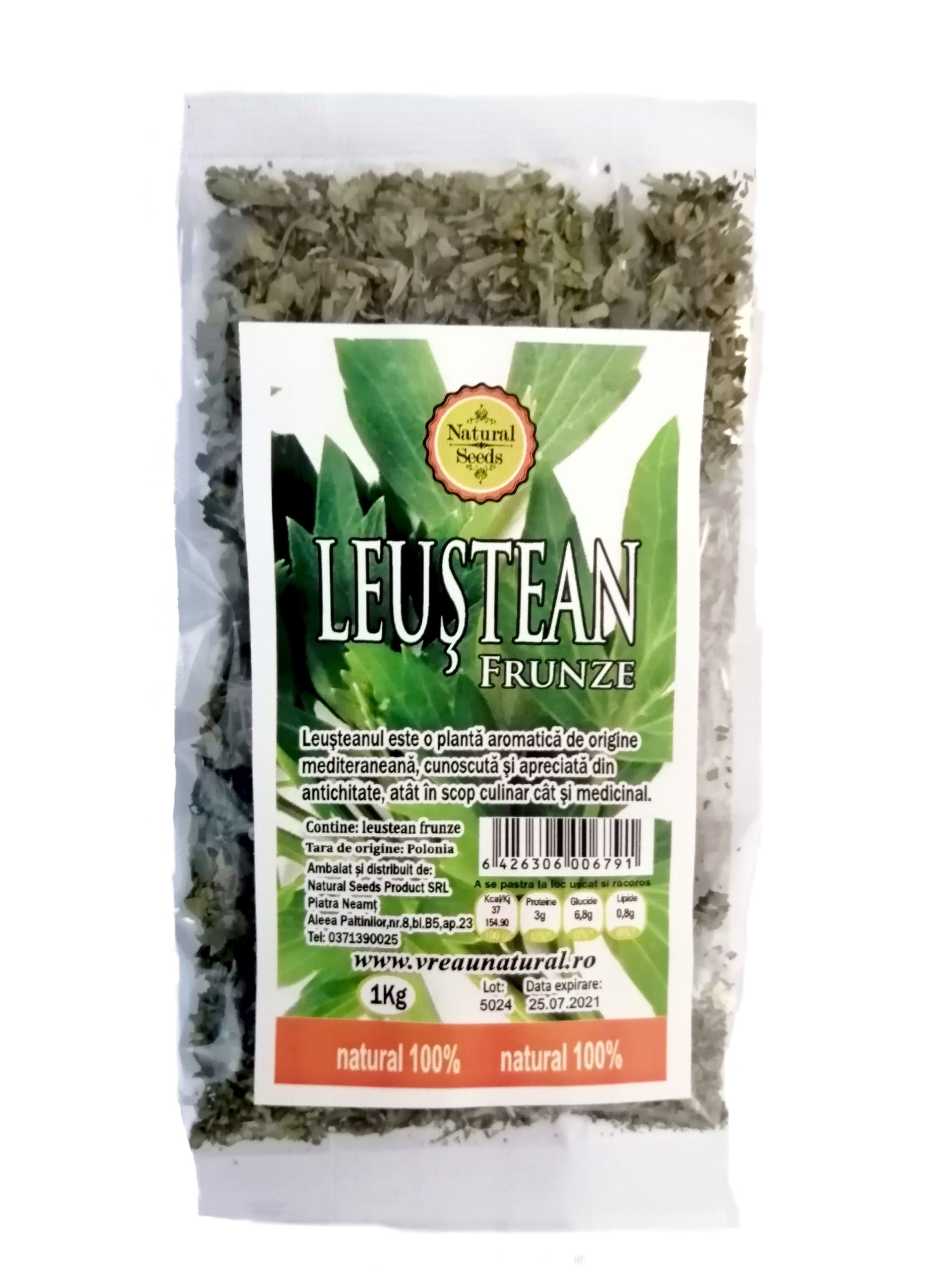 Leustean frunze, Natural Seeds Product