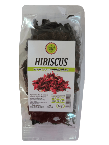 Hibiscus flori intregi, Natural Seeds Product